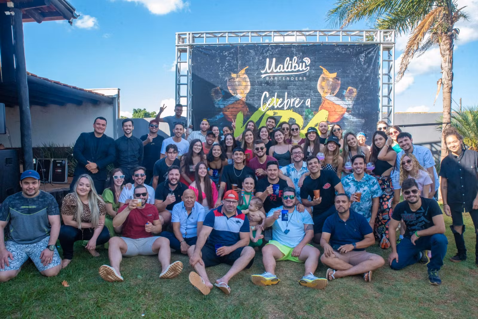 Confraternização malibu bartenders