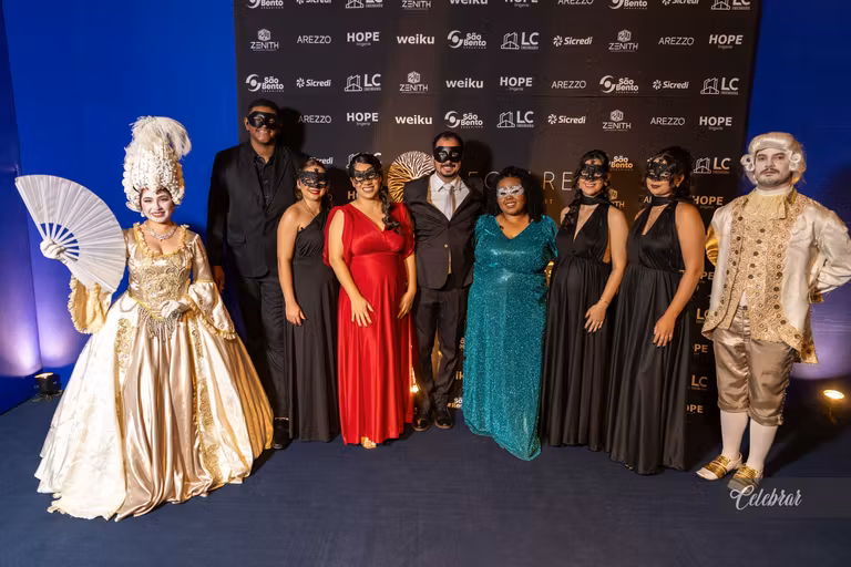baile de Gala Hectares – Máscaras em Veneza – foto 130
