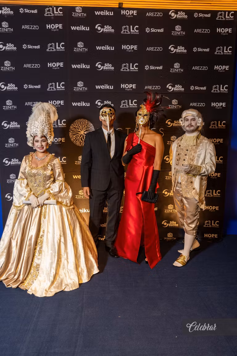 baile de Gala Hectares – Máscaras em Veneza – foto 134