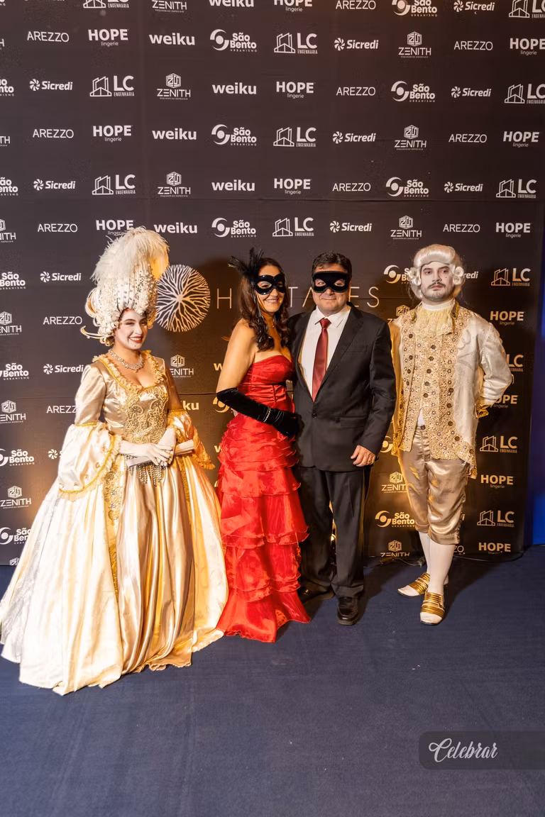 baile de Gala Hectares – Máscaras em Veneza – foto 157