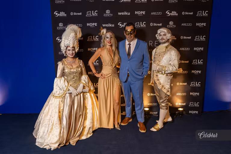 baile de Gala Hectares – Máscaras em Veneza – foto 30